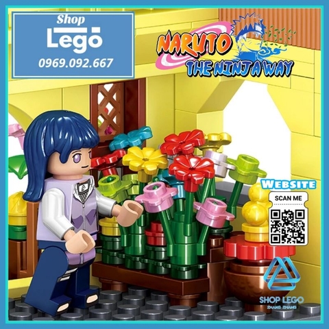 Xếp hình 364 hình tiệm hoa Hyuga Hinata và Haruno Sakura trong phim Naruto Lego Minifigures PRCK 69627
