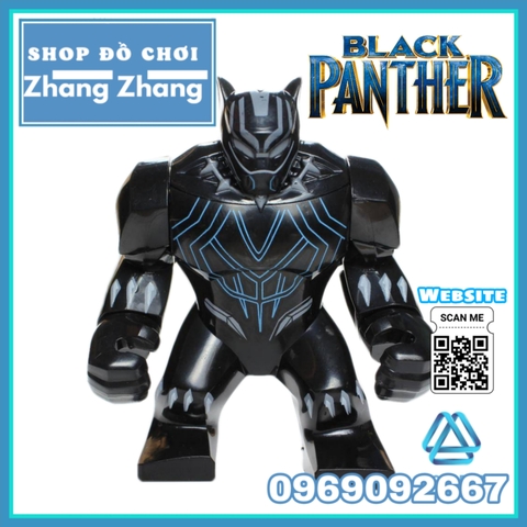 Xếp hình Black Panther Bigfigures Lego Minifigures Bigfigures PRCK GD174 GD175 GD176