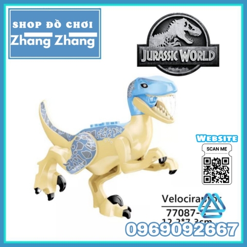 Xếp hình công viên khủng long trong phim Jurassic World Triceratops - Tyrannosaurus Lego Minifigures YG77087