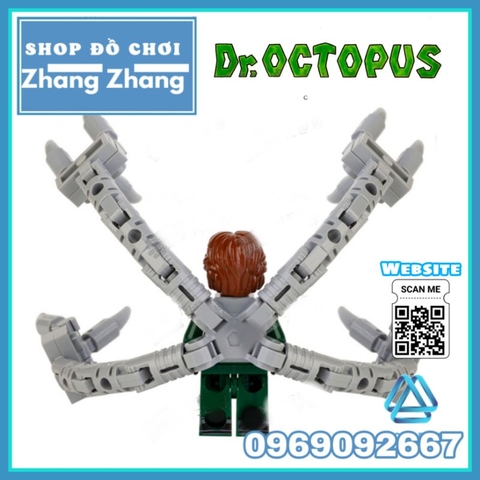 Đồ chơi xếp hình Dr Octopus Doc Ock trong người nhện spider man Minifigures MG0201