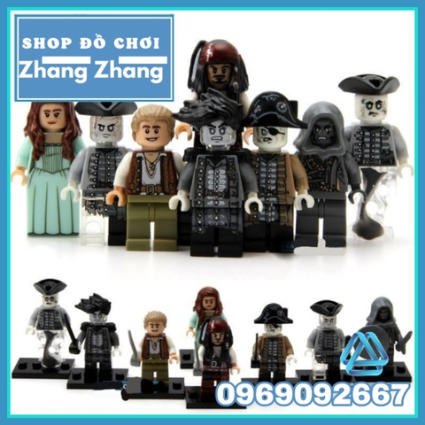 Xếp hình Pirates of the Caribbean: Salazar’s Revenge và Jack Sparrow Lego Minifigures KSZ719