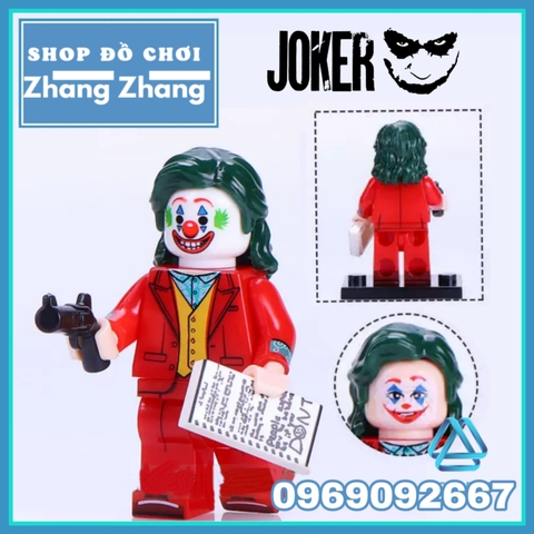 Xếp hình Batman Joker và Harley Quinn trong thành phố gotham Lego Minifigures WM6080