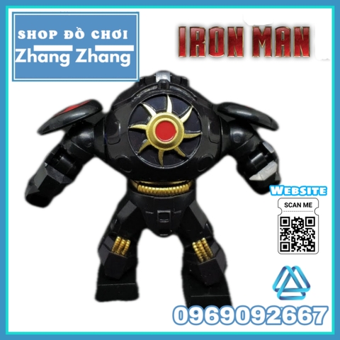 Xếp hình Black anti - Hulkbuster Heavy Iron man Siêu anh hùng Marvel  Avengers Bigfigures Lego Minifigures Decool 0313