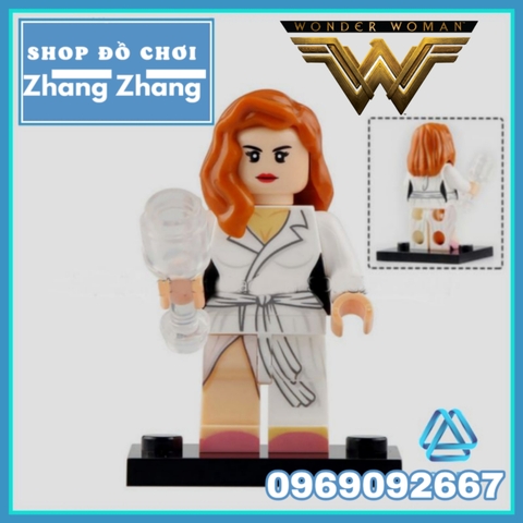 Xếp hình Wonder Woman - Cheetah - Steve Trevor Barbara Minerva Diana Ares Lego Minifigures Xinh X0288