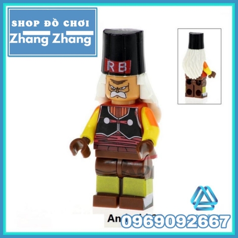 Xếp hình Dragon Ball Z Android 20 trong 7 viên ngọc rồng Lego Minifigures Kopf KF989