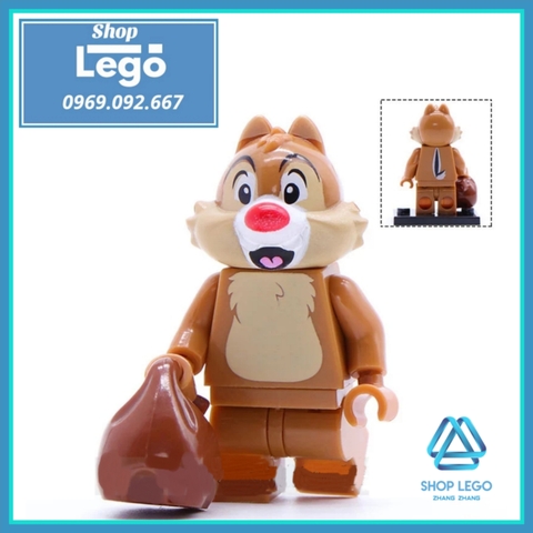 Xếp hình hoạt hình Mickey - Minnie - Louie - Deway - Mc Duck- Huey - Chip - Dale Lego Minifigures WM6066