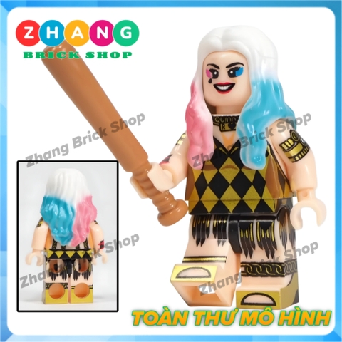Xếp hình Harley Quinn: Birds of Prey Renee Montoya Huntress Cassandra Cain Black Mask Lego Minifigures Kopf KF6113