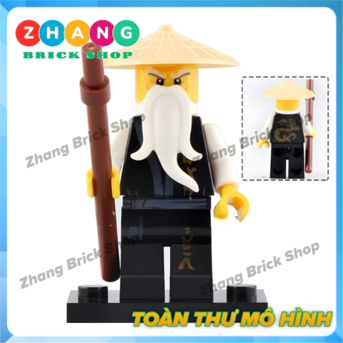 Xếp hình Ninjago đại chiến tộc rắn và bạch cốt tinh tộc Lego Minifigures LELE A098 105