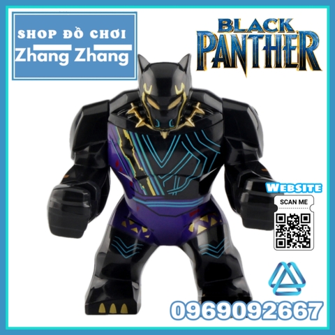 Xếp hình Black Panther Bigfigures Lego Minifigures Bigfigures PRCK GD174 GD175 GD176