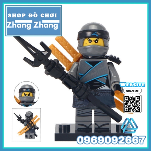 Xếp hình Ninjago Master Spinjitzu Harumi Samurai X Lego Minifigures LELE A001-008