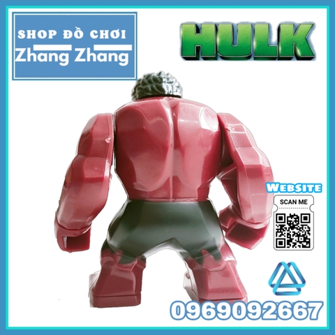 Xếp hình Red Hulk Big Figures Lego Minifigures POGO PG857 PG8262