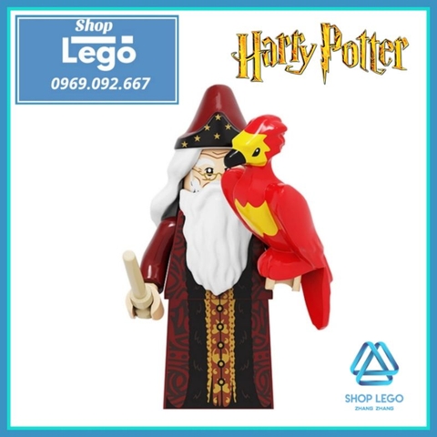 Xếp hình Harry Potter - Kingsley Shacklebolt - Dumbledore - James Potter - Lily Potter Lego Minifigures POGO PG8286