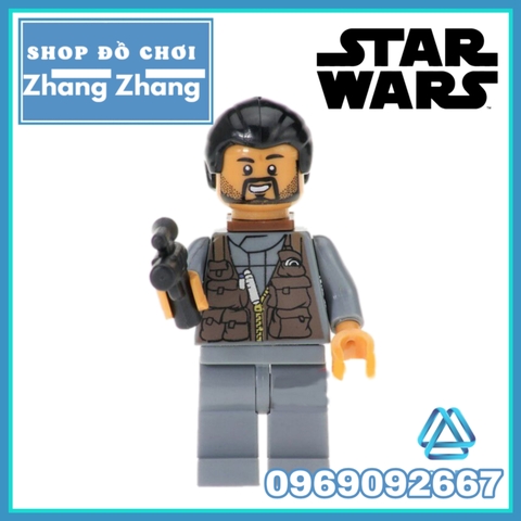 Xếp hình Star Wars Hunter Droid - Boba Fett - Stormtrooper - Bodhi Rook - Hera - Pao Lego Minifigures POGO PG8066
