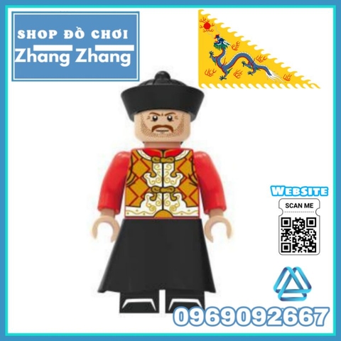 Đồ chơi xếp hình Trang phục Mãn Thanh thời đế quốc Đại Thanh Minifigures M8045