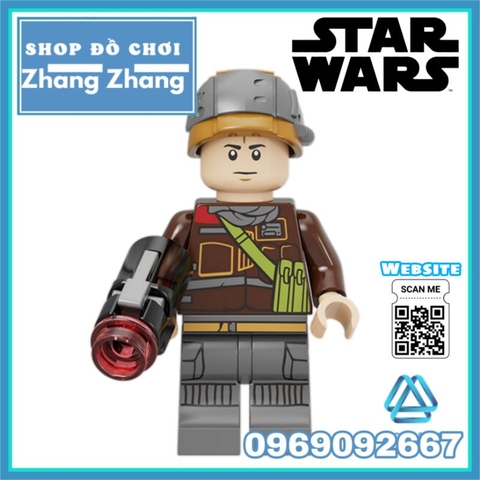 Đồ chơi xếp hình Star Wars Storm Trooper - Rebel Trooper First Order Flametrooper Minifigures POGO PG8290