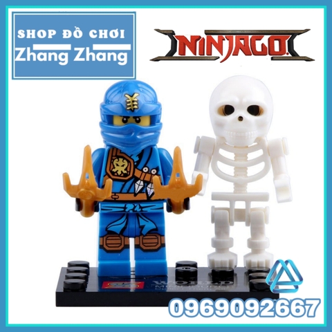 Đồ chơi Xếp hình Ninjago KAI - JAY - COLE - ZANE - Lloyd - WU - NYA - Morro Minifigures SY282