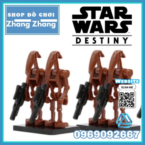 Xếp hình Star Wars Battle Droids Super Combat Robot K-2SO Lego Minifigures POGO PG8099