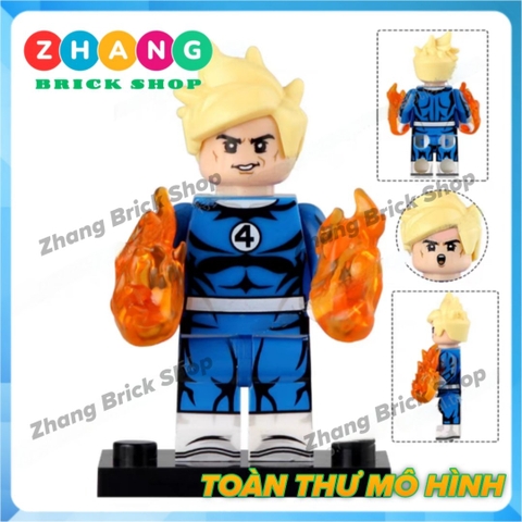 Đồ chơi lắp ráp Fantastic 4 Thing Human Torch Invisible Womans Minifigures G0146 [Zhang Brick Shop]