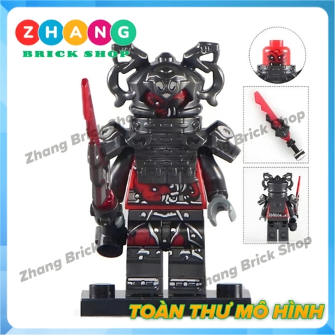 Xếp hình Ninjago Shadow - Ash - Slackjaw - Blunck - Rivett - Vermin - Raggmunk - Machia Lego Minifigures POGO PG8055