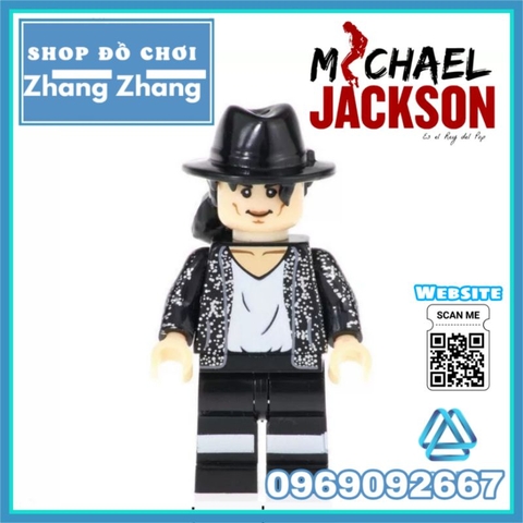 Đồ chơi xếp hình ngôi sao nhạc pop Michael Jackson Minifigures Kopf KF6047