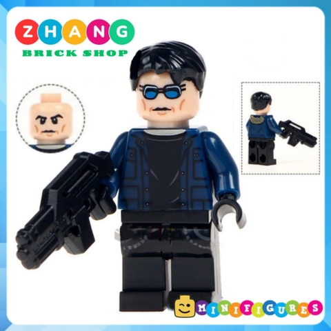 Đồ chơi Xếp hình Elektra White Canary Fire Storm Captain Cold - Parallax Super Boy Booster Gold Minifigures POGO PG8079