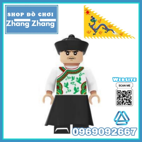 Đồ chơi xếp hình Trang phục Mãn Thanh thời đế quốc Đại Thanh Minifigures M8045