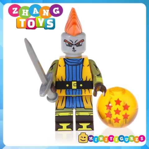 Xếp hình 7 viên ngọc rồng Dragon Ball Gogeta Goku Vegeta Gohan Cumber Tapion Mira Lego Minifigures Kopf KF6069