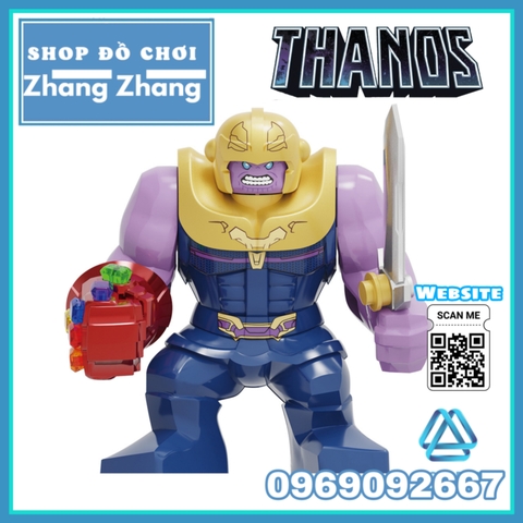 Xếp hình Thanos + Găng tay vô cực The Avengers Infinity War Lego Minifigures Korf KF427A