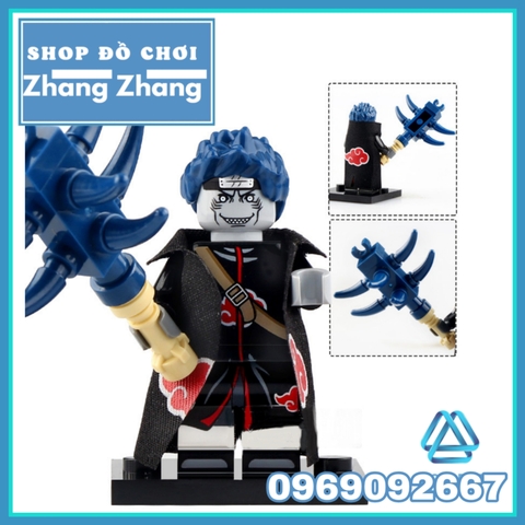 Xếp hình Naruto Tatasciore - Tobi - Uchiha Sasuke - Deidara - Madara - Obito Kisame Sasori Lego Minifigures Kopf KF6118