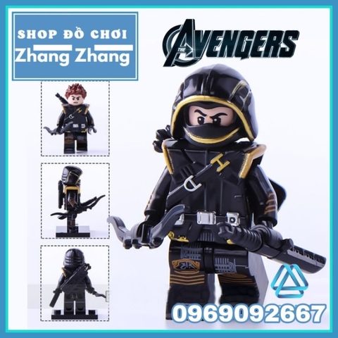 Xếp hình Hawkeye Ronin mới nhất 2021 trong Avengers Endgame Lego Minifigures V002