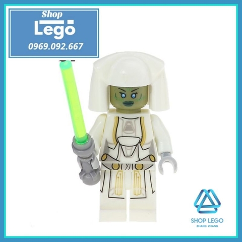 Xếp hình Star Wars Han Solo - Shaak Ti - Luminara Unduli - Luke Skywalker - Oola MTarkin Lego Minifigures POGO PG8051