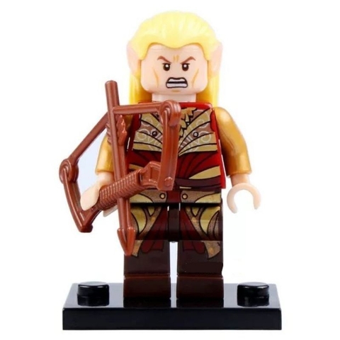 Xếp hình Haldir - Tauriel - Legolas - Mirkwood Elf Chief - Legolas - Elrond Lego Minifigures Pogo PG8027