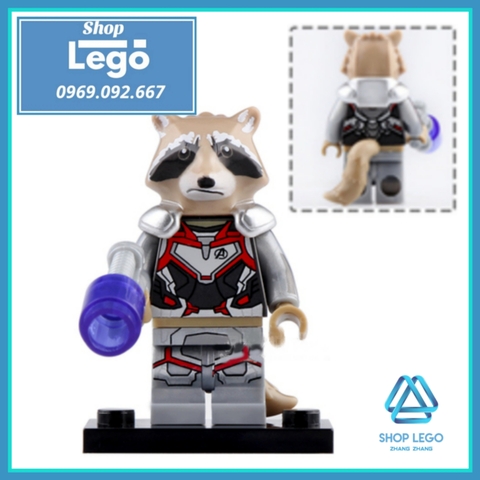 Xếp hình Thor Star-Lord Black widow Rocket Raccoon  Captain American nebula Avengers Endgame LEGO Minifigures Xinh x0233