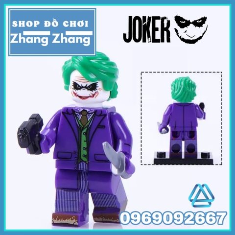 Xếp hình Batman Joker và Harley Quinn trong thành phố gotham Lego Minifigures WM6080
