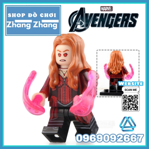Xếp hình Avenger Thor Captain Marvel Ant man dr Strage  Wasp Scarnet Witch War Machine Iron Man Lego Minifigures Wm6063