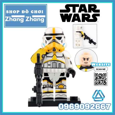 Đồ chơi xếp hình Dark Trooper trong Star Wars Chiến tranh giữa các vì sao Mô hình Minifigures Koruit XP395 KT1052