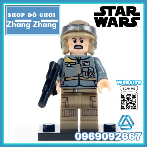 Xếp hình Star Wars Mace Windu Luminara Darth Malgus  Naboo Guard Jango Fett Trooper Lego Minifigures Pogo PG8095