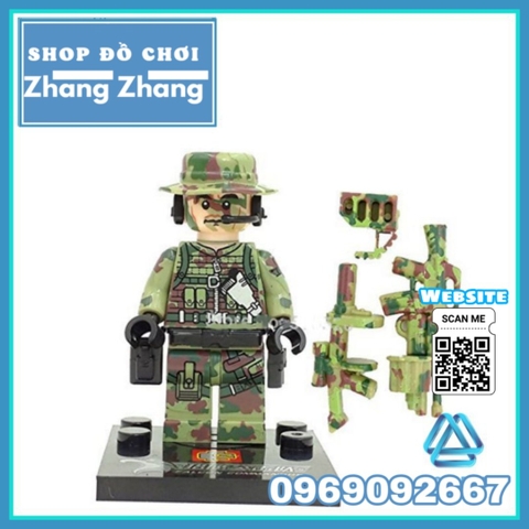 Xếp hình lính đặc nhiệm biệt kích rừng Falcon Columbia Lego Minifigures Sembo SB11101