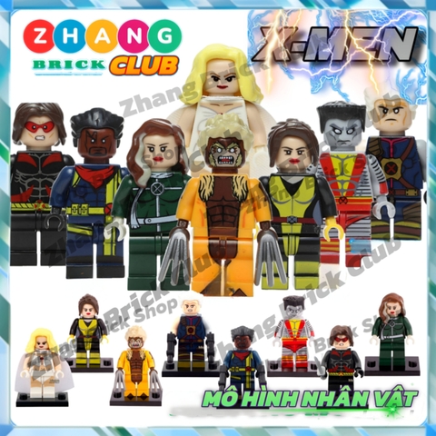 Xếp hình X-Men: Days of Future Past 2014 Siêu anh hùng DC Comics Lego Minifigures POGO pg8012