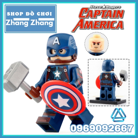 Xếp hình Captain America tuyển tập mới nhất Lego Minifigures Koruit KT1031