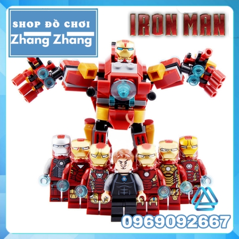 Đồ chơi Xếp hình phòng nghiên cứu Iron man Minifigures SY624