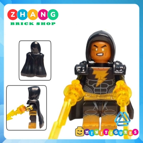 Đồ chơi xếp hình Black Adam Hawkman Atom Doctor Fate Isis Cyclone Sabbac Minifigures Kopf KF6177