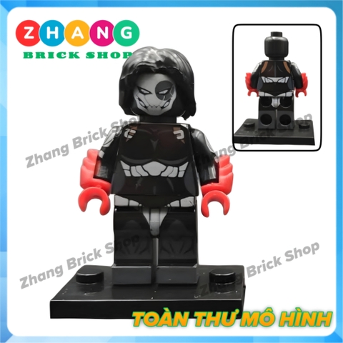 Xếp hình Domino - X23 - Deadpool Venomverse Siêu anh hùng Lego Minifigures POGO PG8190