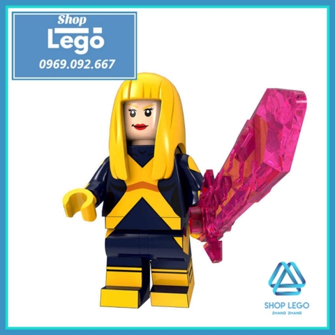 Xếp hình Cannonball
- Wolfsbane
- Magik
- Mirage - Magma - Mr Negative's - Ghost Spider Lego Minifigures POGO PG8219