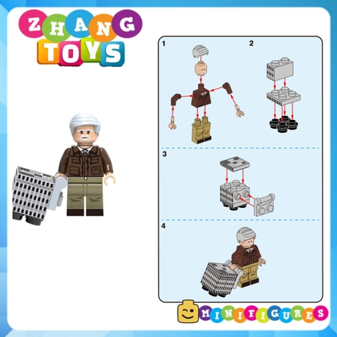 Xếp hình Ant Man & The Wasp Người kiến Luis - Hank Pym - Janet Van Dyne - Goliath Lego Minifigures Xinh X0224