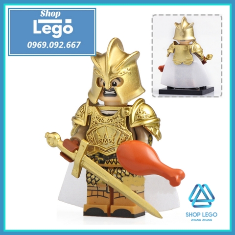 Xếp hình New Game of Thrones Kingsguard Jaime Lannister - Meryn Trant Lego Minifigures Pogo Koruit KT1001