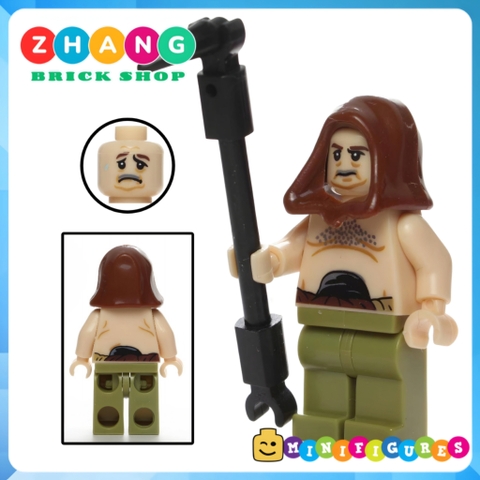 Xếp hình Star Wars Finn - Padawan - K-3PO - Yoda - Gungan - Malakili - Jedi - Leia Lego Minifigures Pogo PG8049