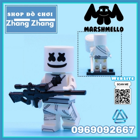 Đồ chơi xếp hình mô phỏng DJ Marshmallow mô hình Minifigures WM6064