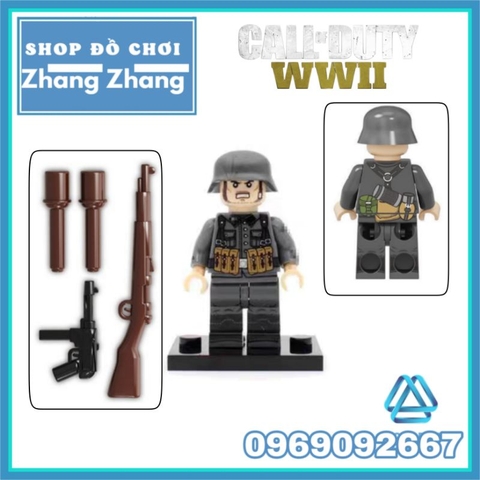 Đồ chơi xếp hình Call of Duty Phát xít Đức trong thế chiến 2 Minifigures JG011 014