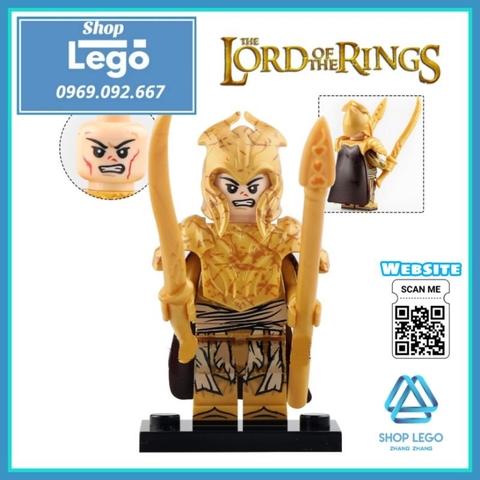 Xếp hình Mô hình tộc tiên Elven Soldiers trong The Lord of the Rings Lego Minifigures Xinh X0315